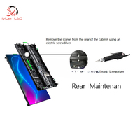 Pantalla LED Impermeable Muen HD P2.6 P3.91, Pantalla LED Móvil para Alquiler, Pantalla LED para Interiores y Exteriores ARD3.91