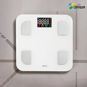 ユニークな体重計メーカー価格スマートデジタル脂肪スケールアプリ付き青歯白赤ちゃんスケール - Product Image 2
