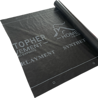 Sous-couche de toiture synthétique résistante aux UV, 85-110 g/m², 48 pouces x 250 pieds (1000 pieds carrés)