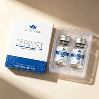Etiquetas Holográficas Láser Autoadhesivas Resistentes al Calor de Vinilo para Botellas de Péptidos de 3ml/5ml/10ml