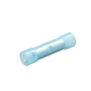 Butt Splice Connectors Waterproof Electrical Wire PVC Nylon Non Insulated Uninsulated Butt Crimp Shrink Tube Connector 4 8 Gauge