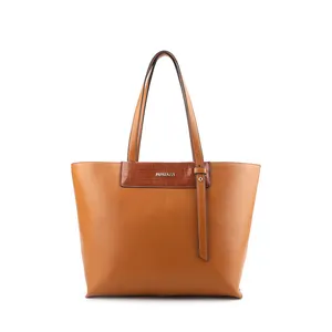 10365 Myanmar own factory newly fashion elegant large sustainable PU leather designer women tote bag trendy lady handbag