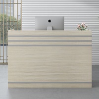 Bureau de réception commercial moderne en surface solide blanche brillante pour bureau, salon, hôpital, école, hôtel, supermarché, centre commercial - Durable