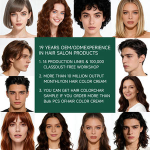 Crème colorante permanente pour cheveux roux de haute qualité, sans ammoniaque, sans <span class=keywords><strong>peroxyde</strong></span>, sans alcool, avec des ingrédients naturels à base de plantes pour couvrir les cheveux gris - Product Image 6