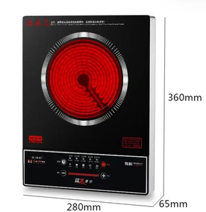 Placa de cocción infrarroja de cerámica de 2200W y 220V, placa de cocción doméstica de cerámica, cocina de inducción de vidrio. - Product Image 4
