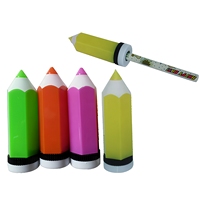 Taille-crayon manuel en plastique à trou unique, en forme d'ampoule, mignon et original pour étudiants