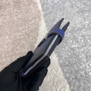 Cartera Unisex Personalizable de Piel de Cocodrilo 100% Real, Monedero de Cuero de Diseño de Lujo con Cierre Plegable, Múltiples Ranuras para Tarjetas - Product Image 6