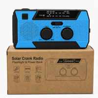Notfall-Überlebensset SOS IPX3 Wasserdicht 5000mAh Akku LED-Taschenlampe AM FM NOAA Warnung Hurrikan-Vorsorge-Radio