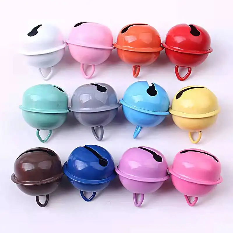 Factory Colorful Metal Decoration jingle Bell DIY Crafts Accessories For Festival Party Christmas Iron Jingle Bells Gift