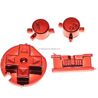 Bouton D-pad coloré électroplaqué de remplacement pour console de jeu N GameBoy Color GBC, coque de bouton de contrôleur, boutons D-pad