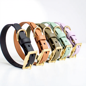 Correa para Perro Personalizada al por Mayor con Logotipo Impreso, de PVC con Sensación de Cuero, de Liberación Rápida, Impermeable, Acolchada Suave, Cómoda y Simple - Product Image 3