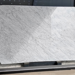 Dalles de marbre blanc Bianco Carrara italien de qualité supérieure, polies, pour carrelages et comptoirs intérieurs - Product Image 5