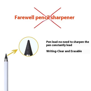 Dual-Sử Dụng Cảm Ứng Điện Dung <span class=keywords><strong>Stylus</strong></span> Bút Silicone Kim Loại Sinh Viên Bút Chì Với Vĩnh Cửu Bút Chì <span class=keywords><strong>Tip</strong></span> Erasable Cho Giảng Dạy Viết Máy Tính Bảng - Product Image 2