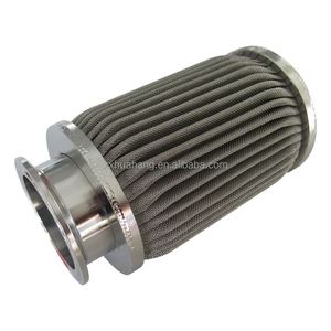 Bougie en métal en acier inoxydable 304/316 maille frittée personnaliser le filtre de bougie polymère pour la filtration de liquide - Product Image 5