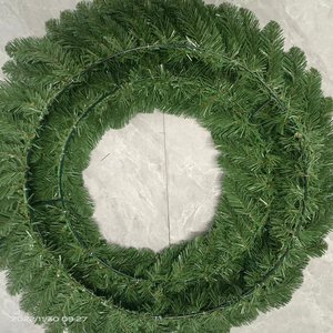 Vente en gros personnalisée prix d'usine décorations de Noël 60cm guirlande de Noël artificielle commerciale - Product Image 4