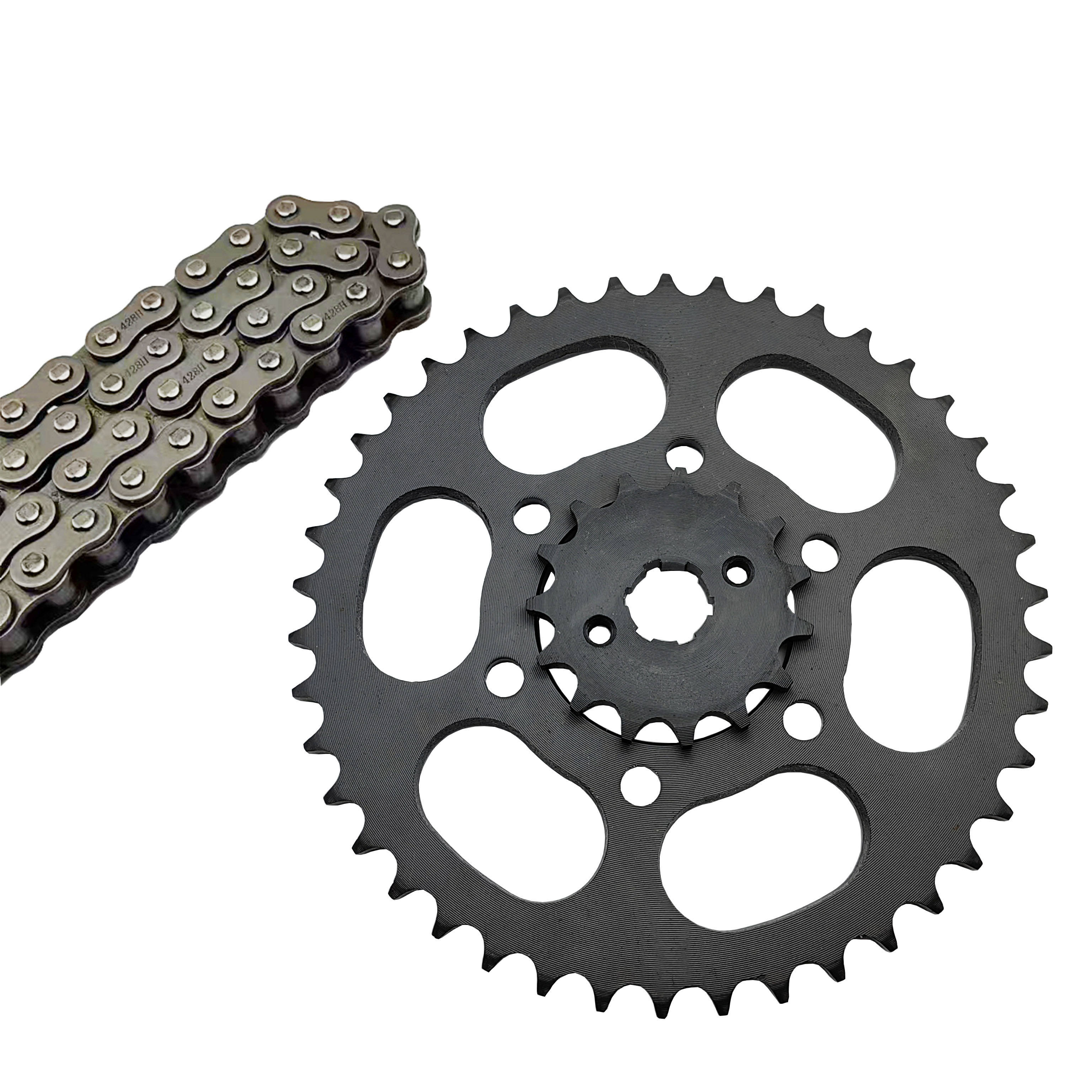 Ct 100 Bike Half Chain Cover Bajaj CT100 Chain Sprockets Durable