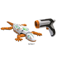 Gecko télécommandé qui grimpe aux murs, jouet infrarouge qui suit la lumière, avec rotation à 360 degrés et mouvements flexibles