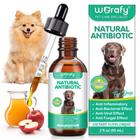 WORAFY Sans additifs artificiels Soulage la toux, les allergies, les infections des voies urinaires 60 ml Antibiotiques naturels pour chiens