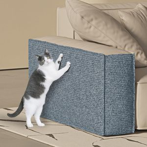 Factory <b>Cat</b> <b>Scratch</b> Mat Self-Adhesive Carpet DIY Climb <b>Cat</b> Scratcher for <b>Cat</b> Couch Furniture or Wall Protection Pads - Product Image 1