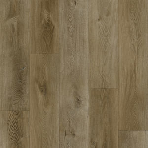 Suelo de tablones de baldosas de vinilo de lujo marrón cálido moderno ecológico impermeable para Centro Comercial oficinas en casa diseño duradero similar a la madera fácil - Product Image 3