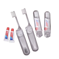 Dentifrice jetable pour hôtel, avion, usage domestique