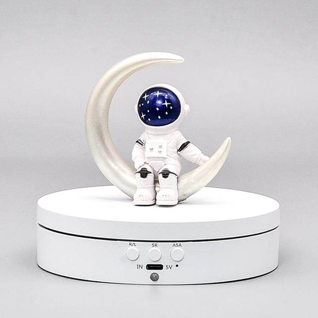 13.8cm/3KG 360 Degree Photography Turntable Rotating Electric Turntable Motorized Rotating Display Stand for Product Display