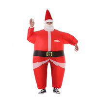 Décorations de Noël de haute qualité castume gonflable de vieil homme pour les vacances célèbrent le père noël gonflable