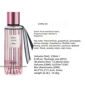 สเปรย์น้ำหอมระงับกลิ่นกาย <span class=keywords><strong>กลิ่น</strong></span>ดอกไม้ขายดี ขนาด 250 มล. - Product Image 6