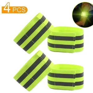 China supplier Promotional Reflective Arm bands with logo