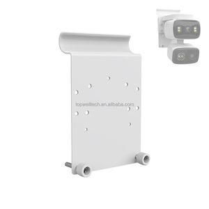 Support de montage pour caméra sur bardage vinyle compatible <span class=keywords><strong>Tapo</strong></span> C246D |   Plastique résistant aux intempéries |   Support sans perçage pour surveillance de villa, cour ou rue - Product Image 2