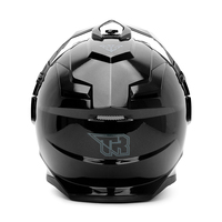 TG38 Offre Spéciale Casque intégral de moto de rallye à double lentille Casque modulaire noir d'aventure pour homme
