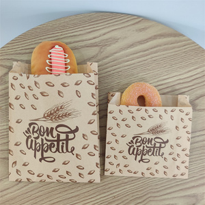 Bolsa <span class=keywords><strong>de</strong></span> Papel Kraft Biodegradable Resistente a la Grasa con Logotipo Personalizado en Color Rosa para Empacar Mini Donuts, Galletas y <span class=keywords><strong>Chocolate</strong></span> - Product Image 6