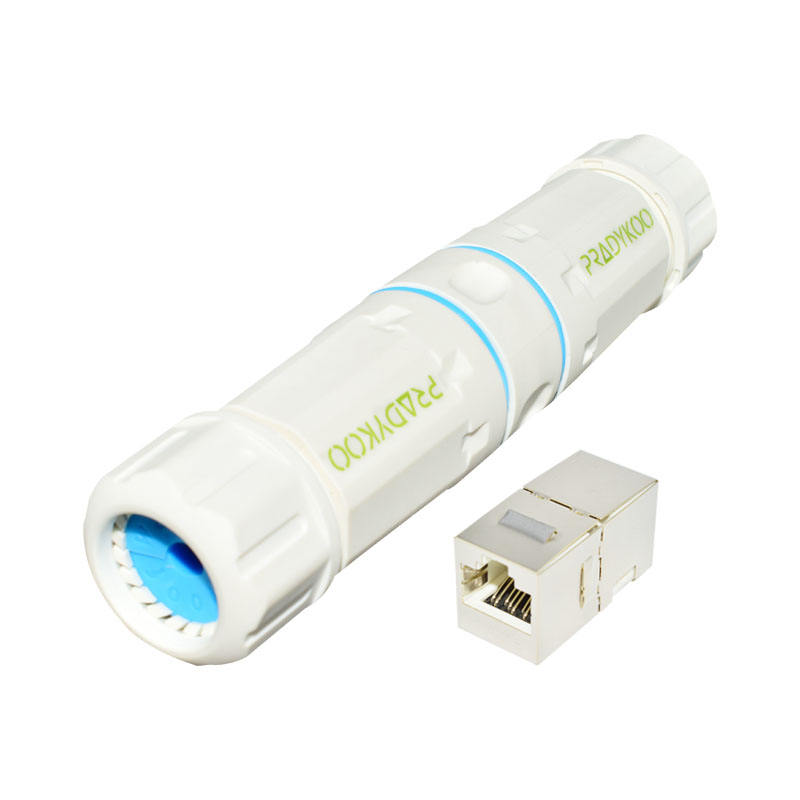 IP67 Waterproof RJ45 Connector (CAT6) - Industrial Shielded Ethernet Coupler