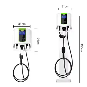 สถานีชาร์จ EV ในบ้านขนาด 22KW ชนิด 2 คุณภาพสูง 32A Wallbox สําหรับยานพาหนะไฟฟ้า