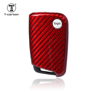 Accessori per auto T-carbonio custodia per chiavi a distanza custodia per chiavi portachiavi per VW Golf 7 MK7 in fibra di carbonio portachiavi per auto accessori - Product Image 2