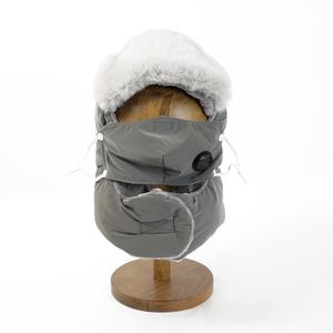 Casquette d'hiver unisexe, vente en gros d'usine, chapeau en tissu de laine chaud - Product Image 1