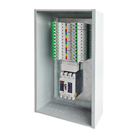 Boîtier de distribution électrique mural avec barre omnibus, en métal robuste, taille personnalisable pour usage industriel