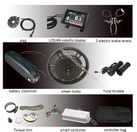 Prix usine 16 pouces jantes 16 pouces kit de conversion de vélo électrique moteur de moyeu 16 pouces 1000w 16 pouces moteur de moyeu pour scooter