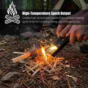 Encendedor de fuego Baiyuheng para camping, encendedor de magnesio, pedernal de encendido ligero - Product Image 4