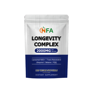 Cápsulas Blandas de Complejo de Longevidad OEM ODM con Trans-Resveratrol y Betaína, Favorecen la Energía, la Vitalidad, el Antioxidante y el Equilibrio Metabólico - Product Image 1