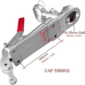 Couvercle de tête de boule de connecteur de frein électrique de Style australien nouveaux accessoires d'<span class=keywords><strong>attelage</strong></span> de remorque de charge de 3.5 tonnes pour voiture tout-terrain - Product Image 2