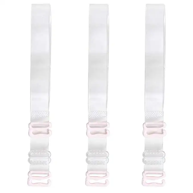 Clear Bra Straps Invisible Transparent Adjustable Non-Slip Bra Strap Replacement Transparent Bra Straps