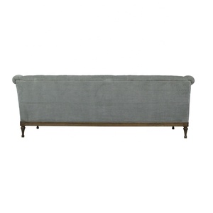SHAYNE-expositor de alta calidad para sofás de marcas famosas, mueble tapizado en color <span class=keywords><strong>gris</strong></span>, conjunto moderno de 2 sofás - Product Image 5