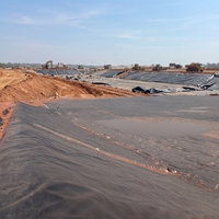 Géomembrane texturée en HDPE Huadun pour la gestion des résidus |   Marque de Pékin réputée depuis 1965