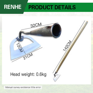 Chine fabricant métal agriculture outils de creusement jardin désherbage <span class=keywords><strong>Houe</strong></span> <span class=keywords><strong>creuse</strong></span> <span class=keywords><strong>avec</strong></span> <span class=keywords><strong>manche</strong></span> en bois - Product Image 2