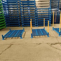 Étagère de stockage métallique démontable pour entrepôt frigorifique, logistique et empilage de palettes