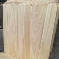   Panneau en bois de Paulownia certifié, lisse et poncé, pour la fabrication de meubles et de cloisons décoratives