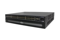 Commutateur AVoIP Gigabit Ethernet géré L3 avec injecteur PoE S5052R-48P 48 ports Gigabit RJ45 4 ports SFP+ 10G Fonctions SNMP QoS