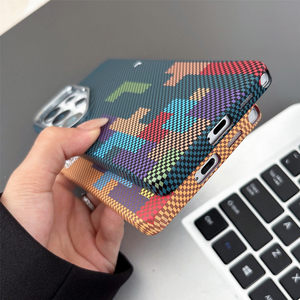 NUOVO per Samsung S26 Ultra: Custodia Magnetica Compatibile con Samsung S25 Ultra, Design <span class=keywords><strong>Tetris</strong></span> con Texture Premium - Product Image 3