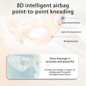 Masajeador de Ojos de mano multifuncional superventas de <span class=keywords><strong>Shenzhen</strong></span> con crema calefactora y refrescante para masaje de ojos cálido y fresco - Product Image 6